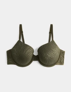 Body Lace Wired Demi Cup Bra (A-E)