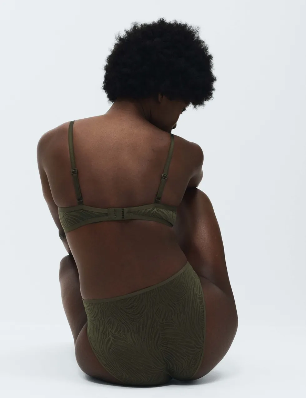 Body Lace Wired Demi Cup Bra (A-E)