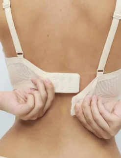 Body Lace Wired Demi Cup Bra (F+)