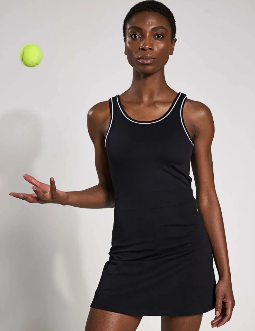 Bonnie Scoop Neck Mini Sports Dress