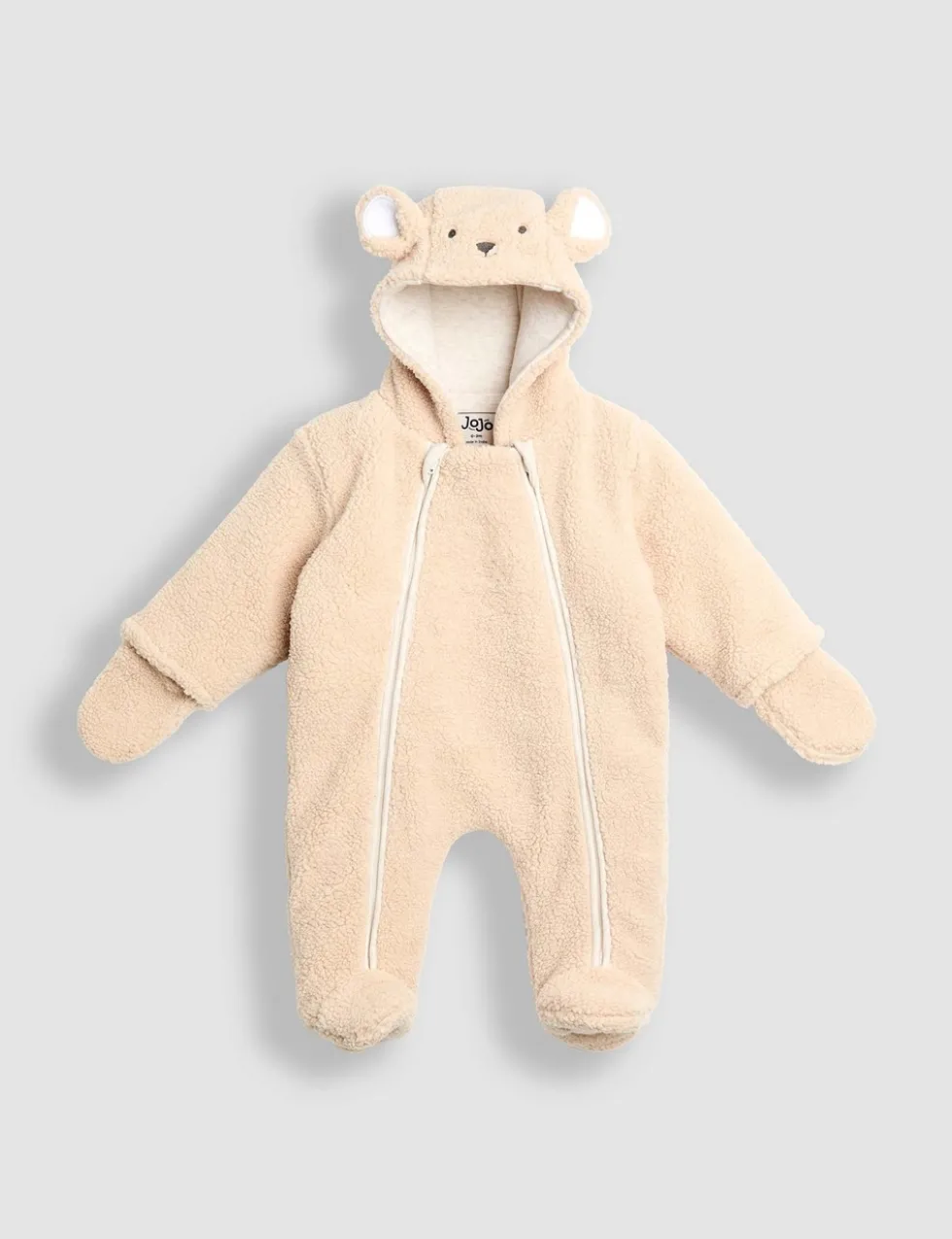 Borg Bear Pramsuit (0-12 Mths)