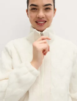 Borg Funnel Neck Fleece Jacket