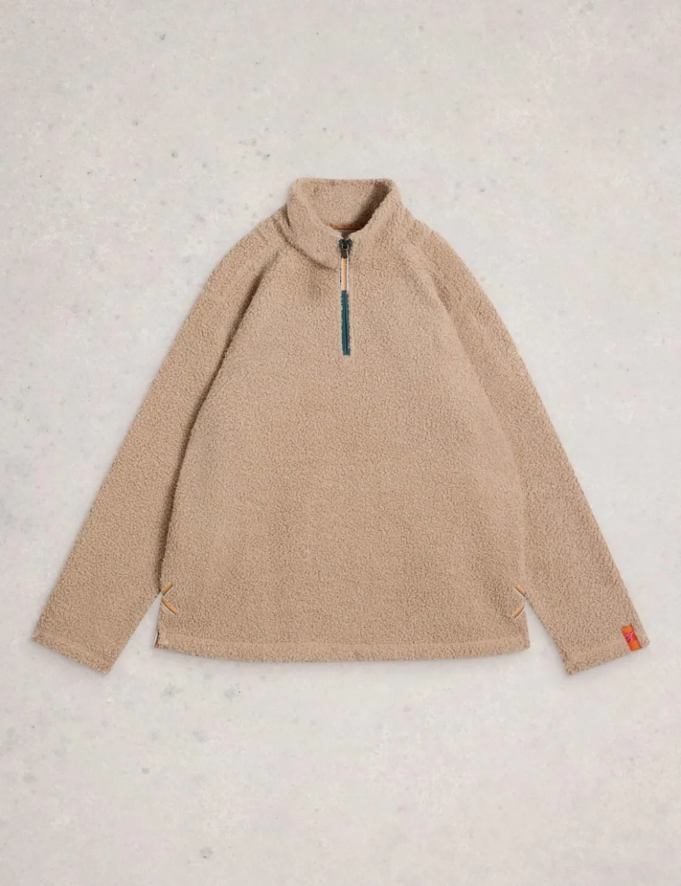 Borg Half Zip Sweatshirt