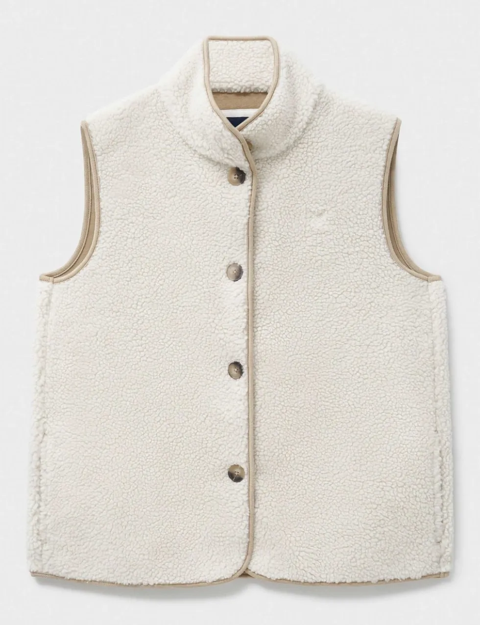 Borg High Neck Gilet