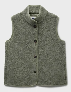 Borg High Neck Gilet