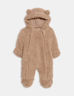 Borg Zip Pramsuit (0-12 Mths)