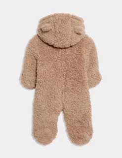 Borg Zip Pramsuit (0-12 Mths)