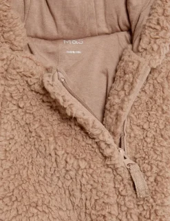 Borg Zip Pramsuit (0-12 Mths)