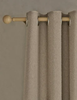 Bouclé Eyelet Curtains
