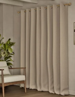 Bouclé Eyelet Curtains