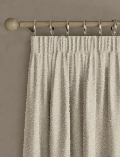 Boucle Pencil Pleat Curtains
