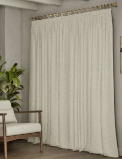 Boucle Pencil Pleat Curtains