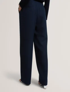 Boucle Tailored Straight Leg Trousers