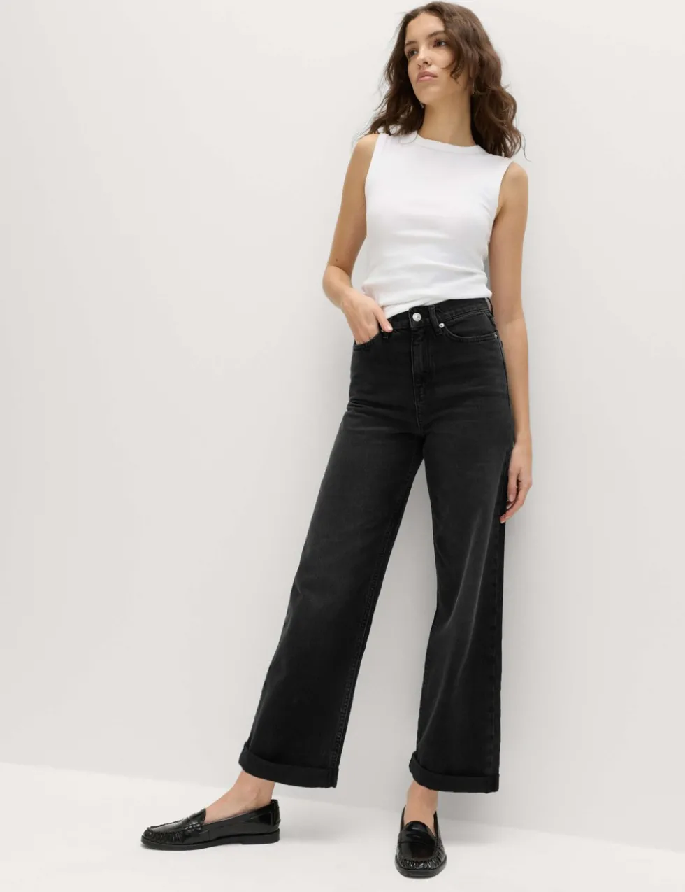 Boyfriend Mid Rise Ankle Grazer Jeans