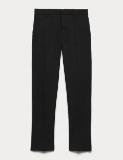 Boys' Slim Leg Longer Length School Trousers (2-18 Yrs)