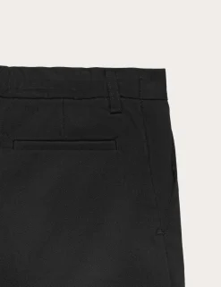 Boys' Slim Leg Longer Length School Trousers (2-18 Yrs)