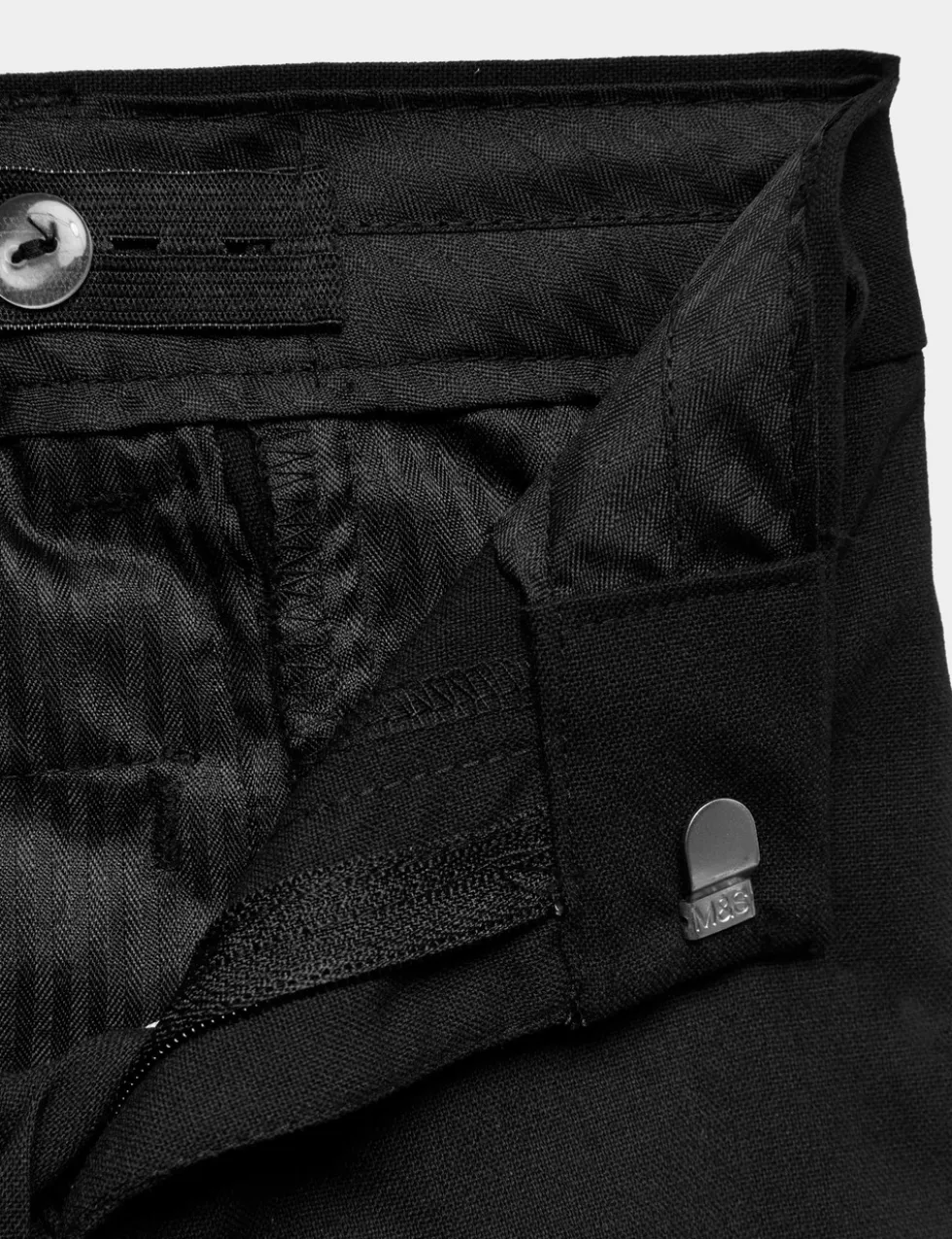 Boys' Slim Leg Slim Waist School Trousers (2-18 Yrs)