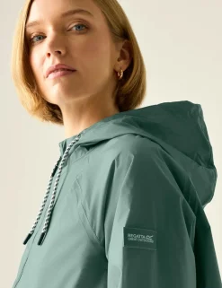 Brindle Printed Packaway Rain Jacket