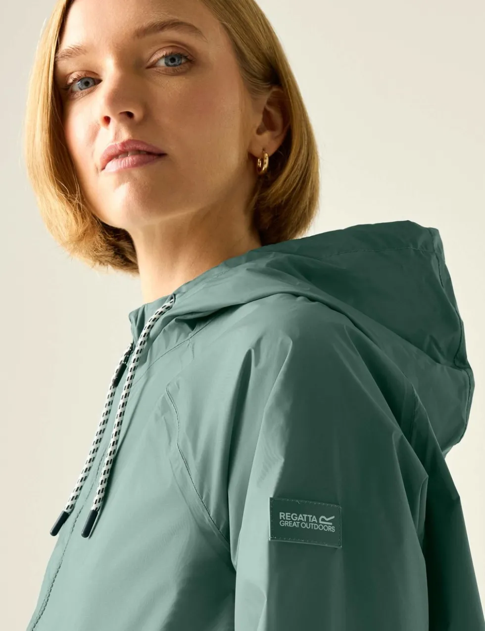 Brindle Printed Packaway Rain Jacket