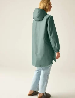 Brindle Printed Packaway Rain Jacket