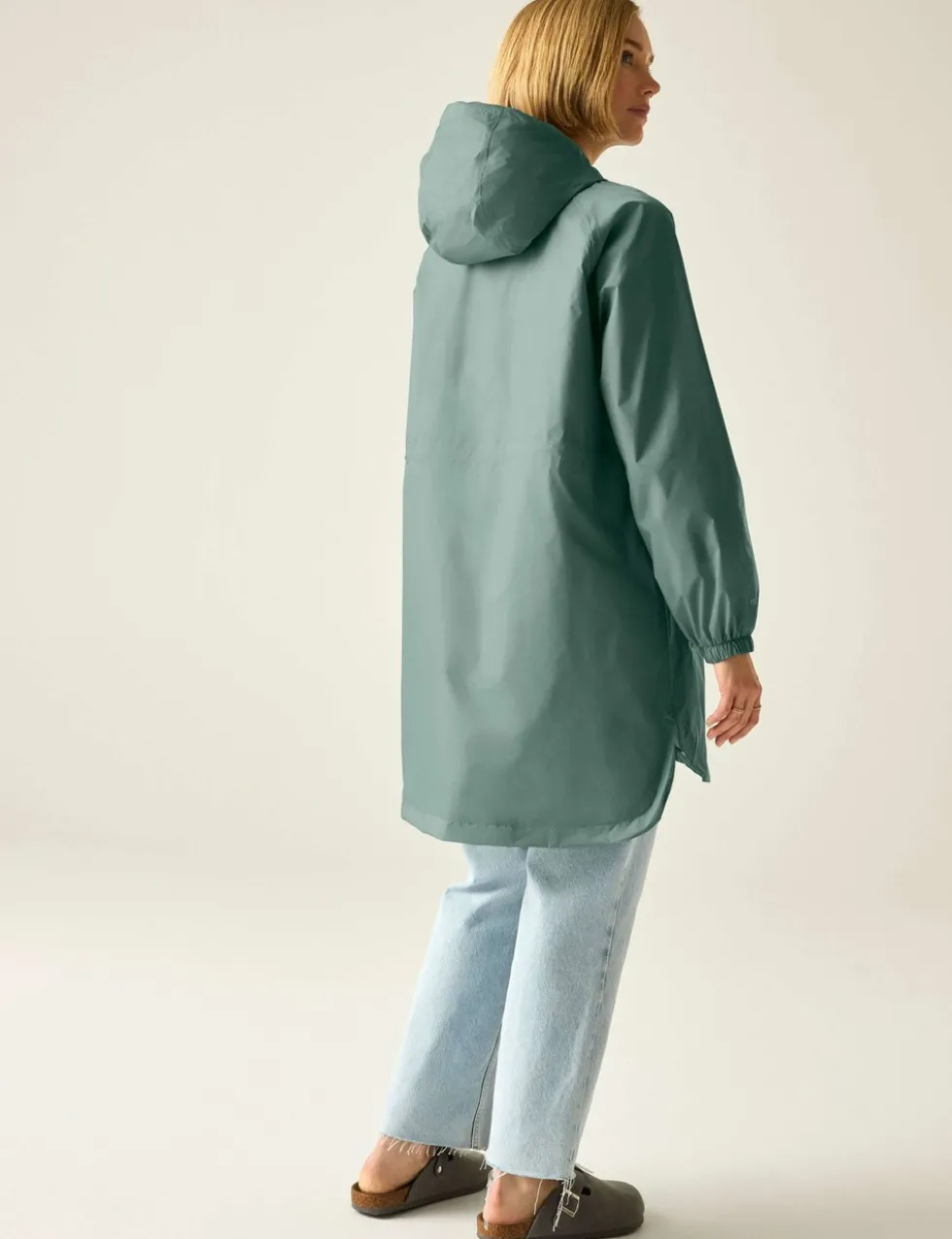 Brindle Printed Packaway Rain Jacket