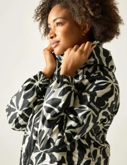 Brindle Printed Packaway Rain Jacket