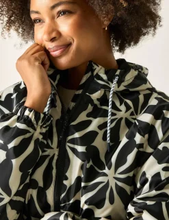 Brindle Printed Packaway Rain Jacket