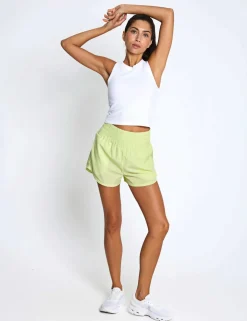 Bronte Woven High Waisted Running Shorts