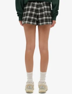 Brushed Cotton Checked Pyjama Shorts