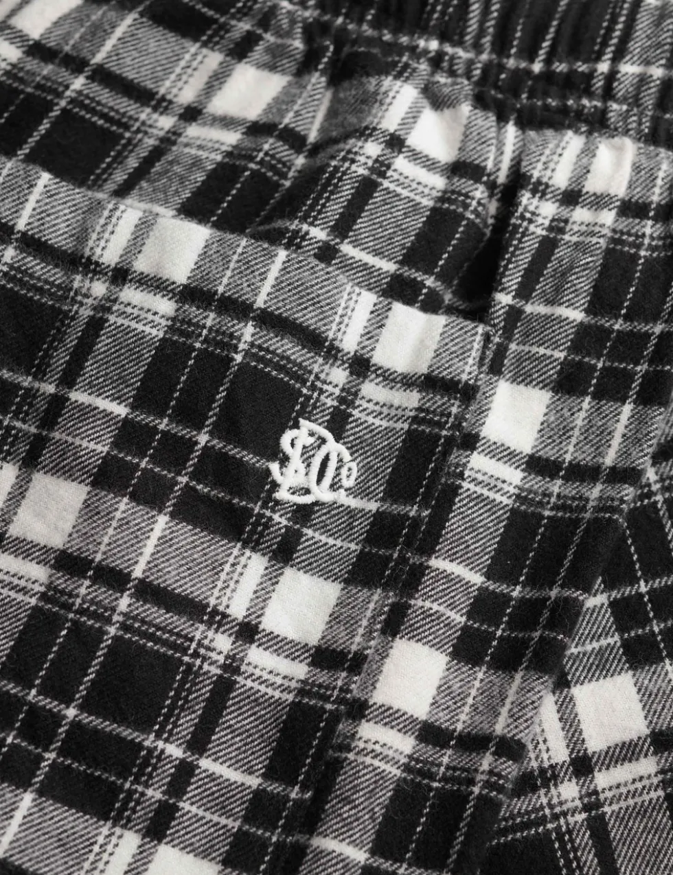 Brushed Cotton Checked Pyjama Shorts
