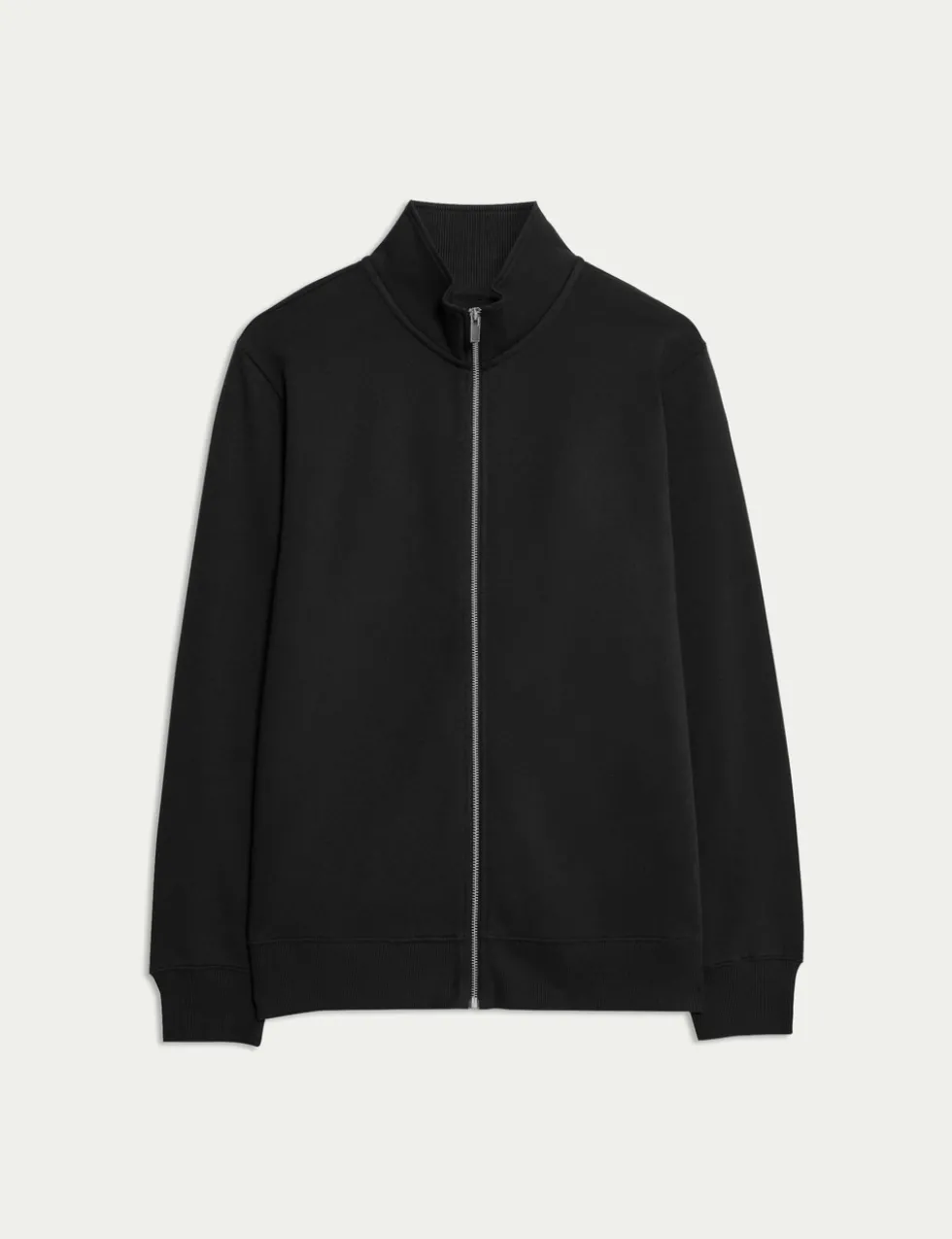 Brushed Cotton Rich Funnel Neck Sweatshirt