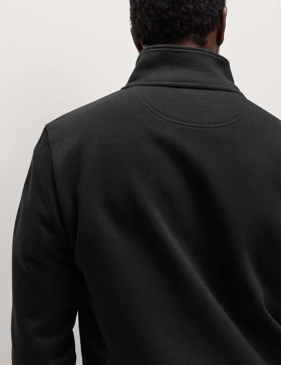 Brushed Cotton Rich Funnel Neck Sweatshirt