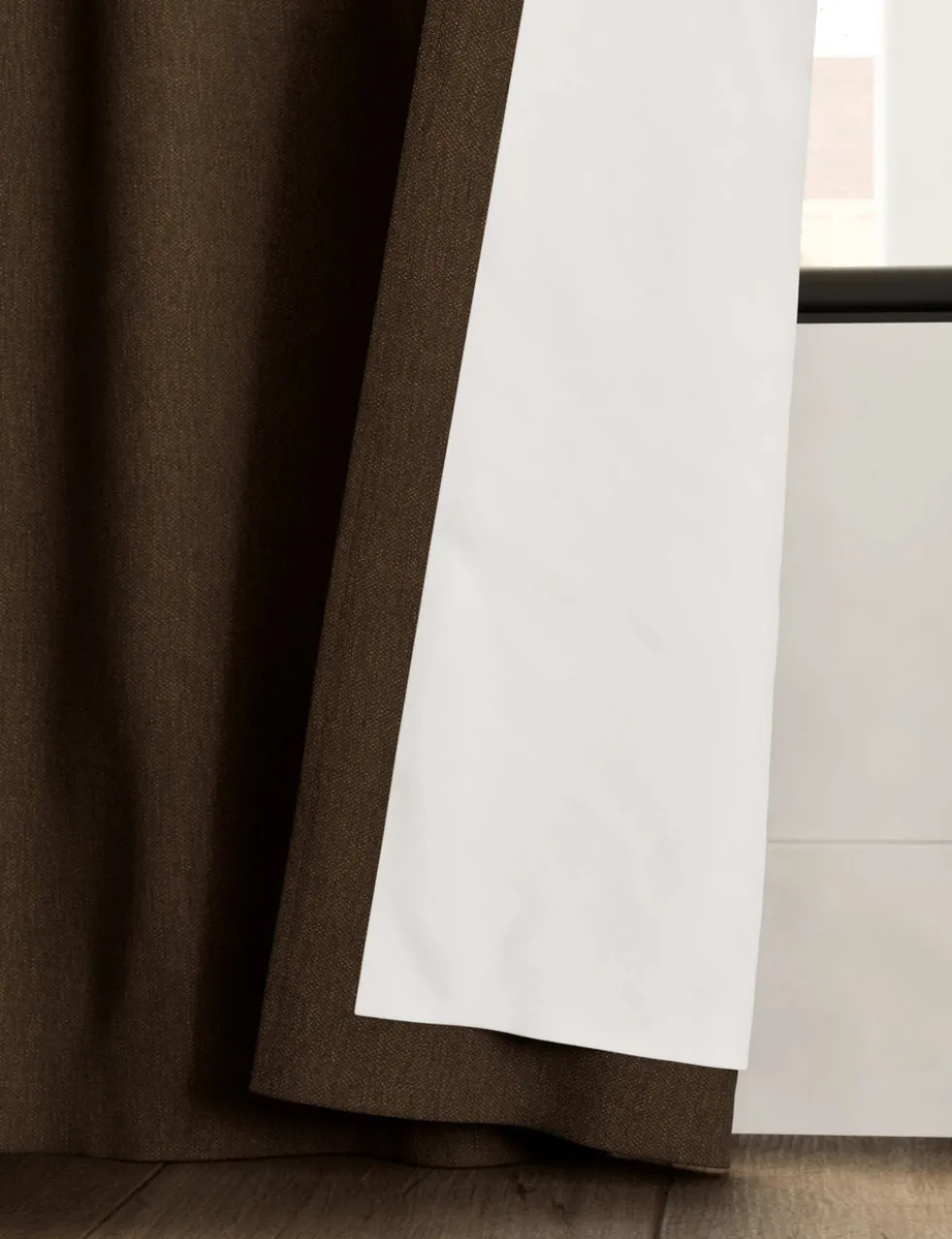 Brushed Eyelet Blackout Thermal Curtains