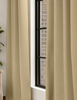 Brushed Eyelet Blackout Thermal Curtains