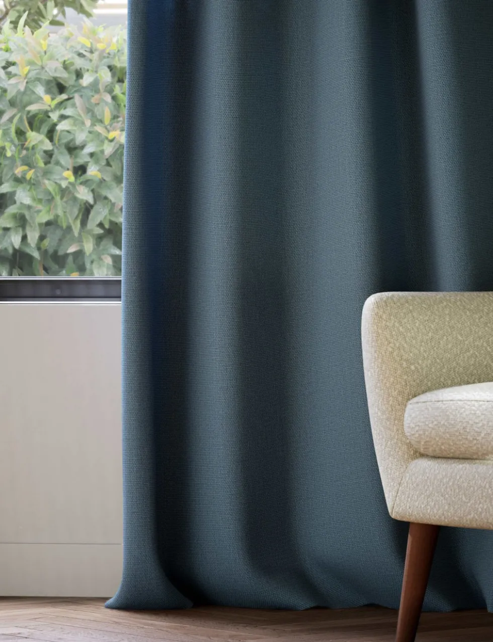 Brushed Eyelet Blackout Thermal Curtains