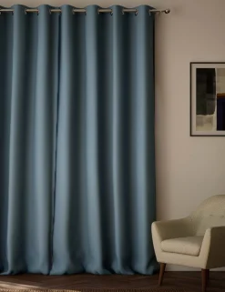 Brushed Eyelet Blackout Thermal Curtains