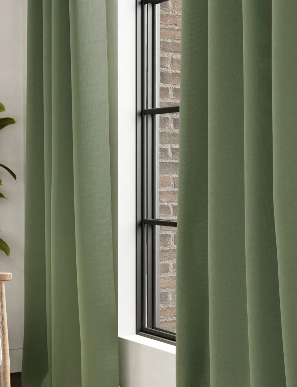 Brushed Eyelet Blackout Thermal Curtains