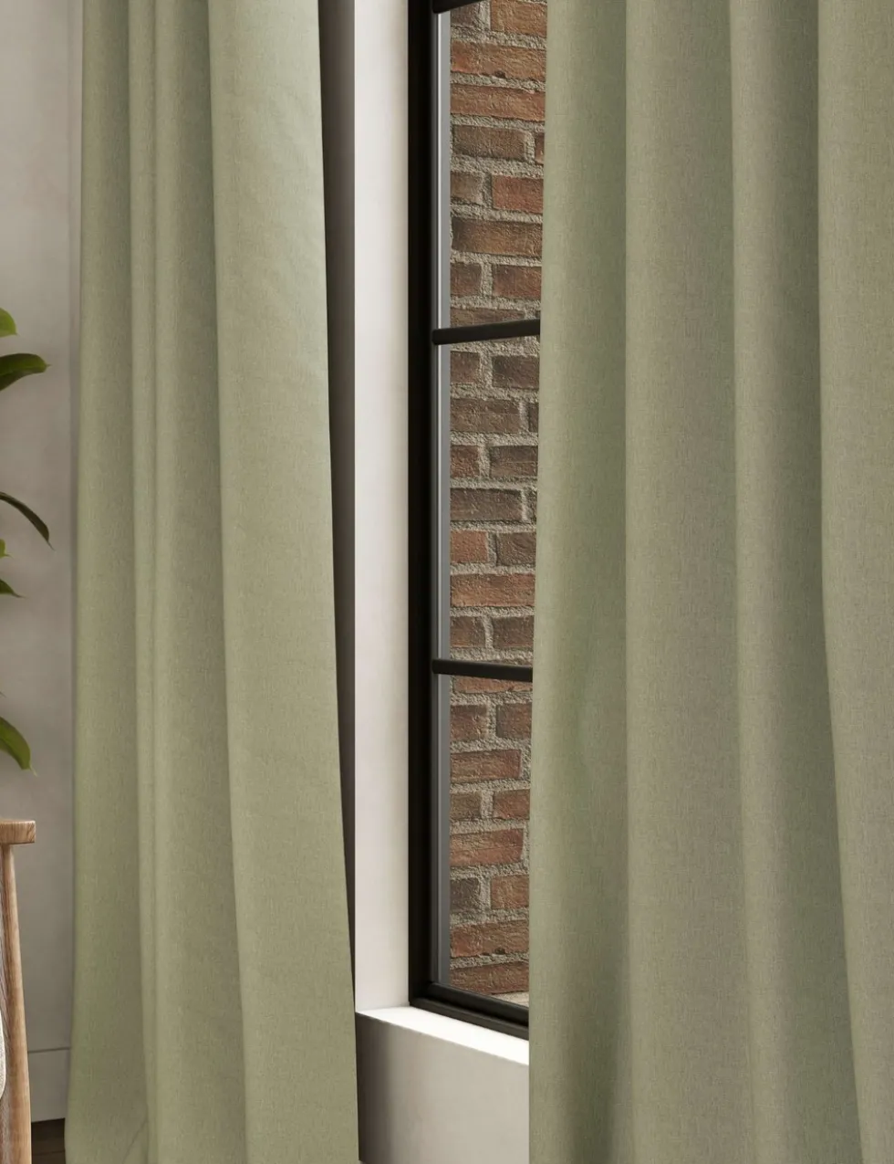 Brushed Eyelet Ultra Thermal Blackout Curtains