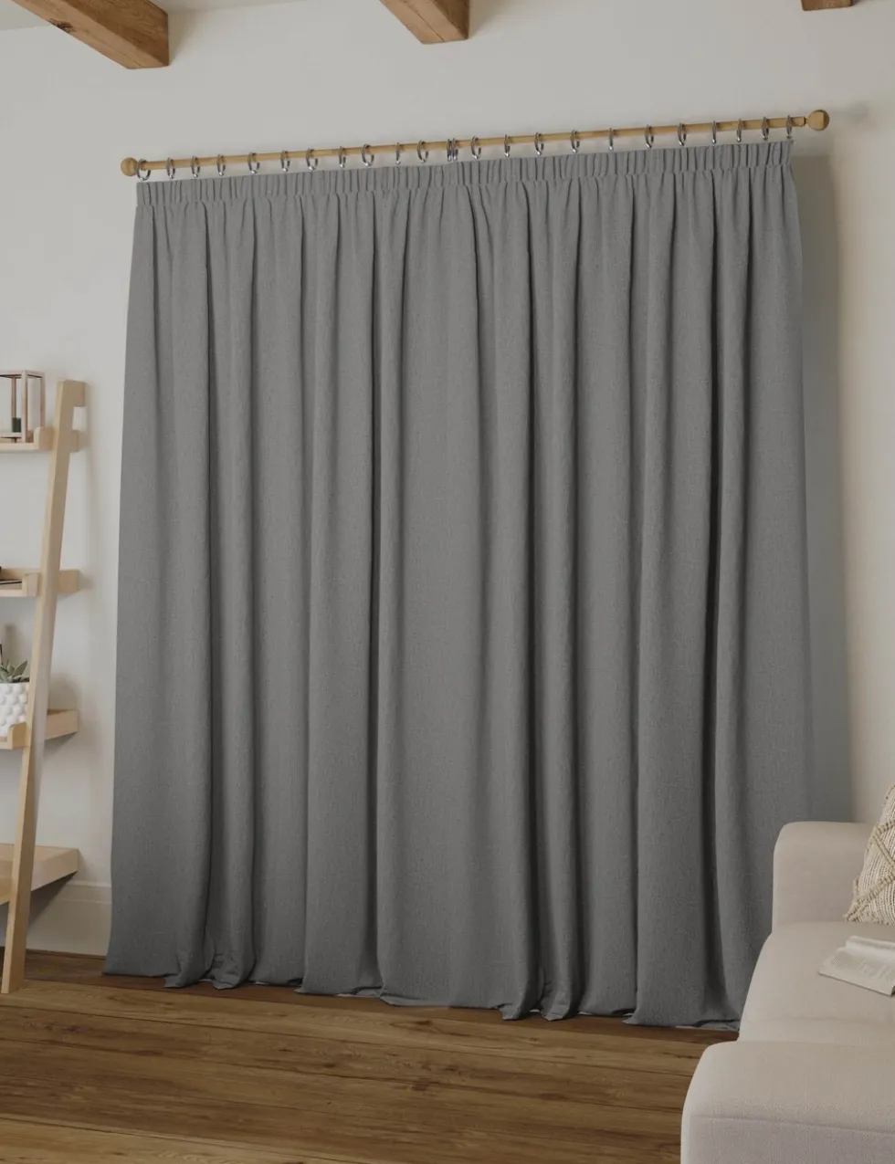 Brushed Eyelet Ultra Thermal Blackout Curtains