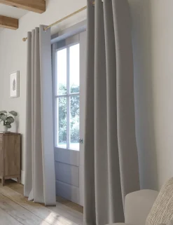 Brushed Pencil Pleat Blackout Ultra Thermal Curtains