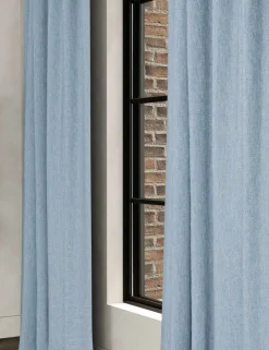 Brushed Pencil Pleat Blackout Ultra Thermal Curtains