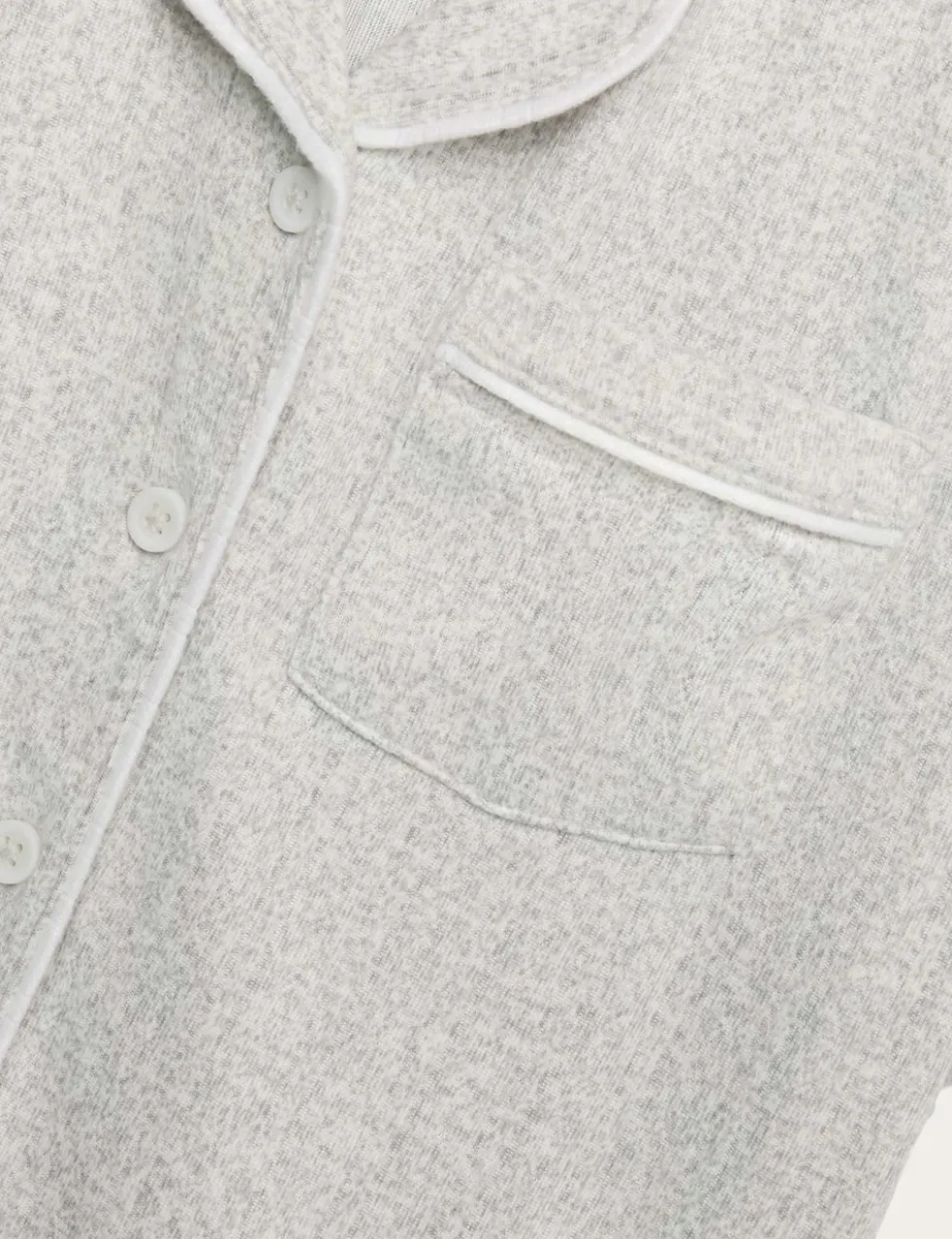 Brushed Pointelle Revere Pyjamas (1-16 Yrs)