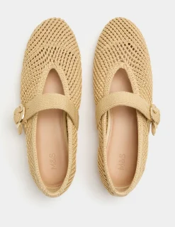 Buckle Flat Mary Jane Ballet Pumps