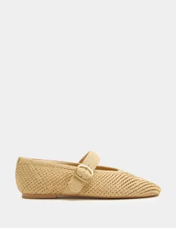 Buckle Flat Mary Jane Ballet Pumps
