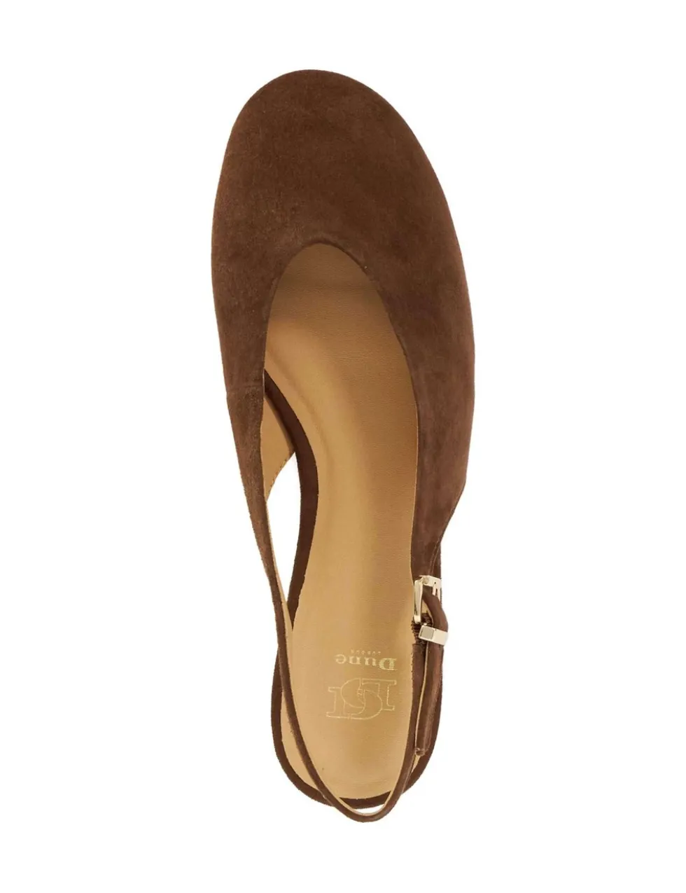 Buckle Flat Slingback Shoes