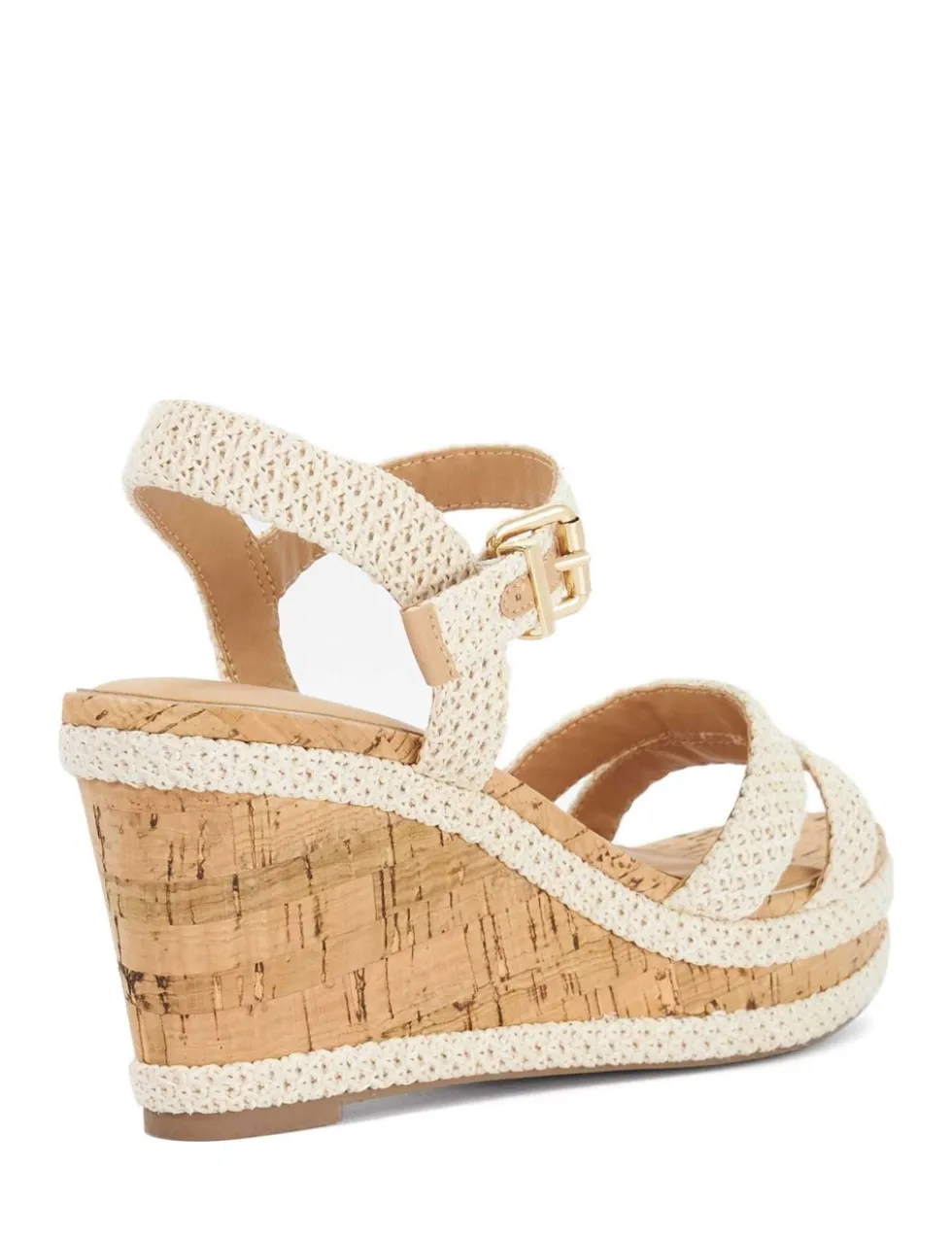 Buckle Wedge Sandals