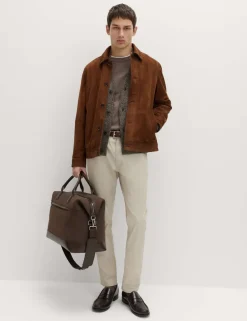 Burnished Suede Chore Jacket