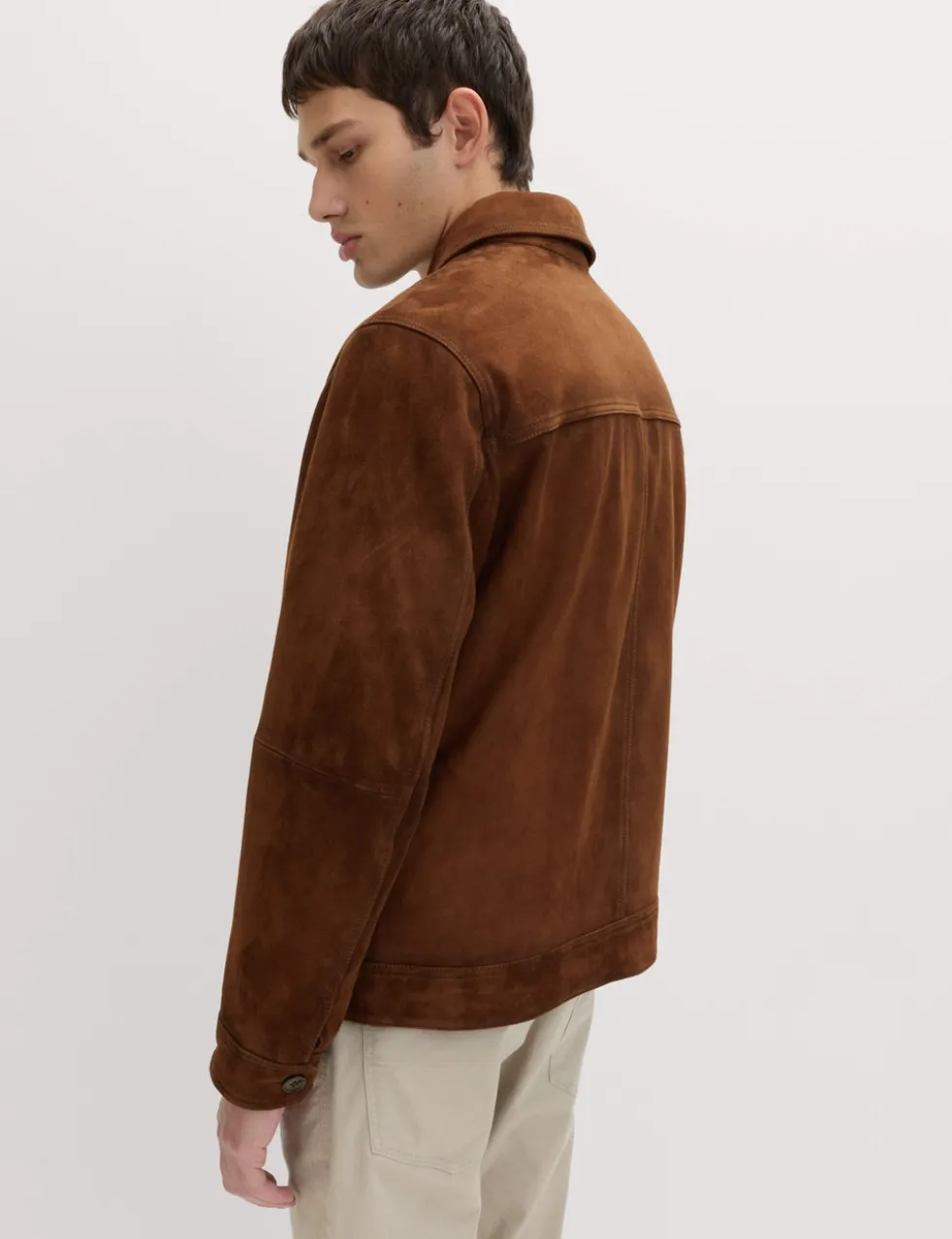 Burnished Suede Chore Jacket