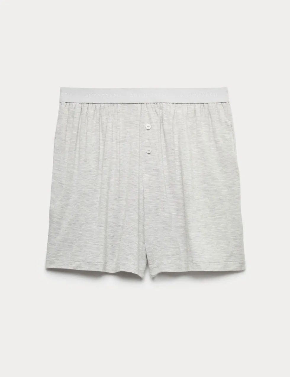 Button Fly Detail Pyjama Shorts