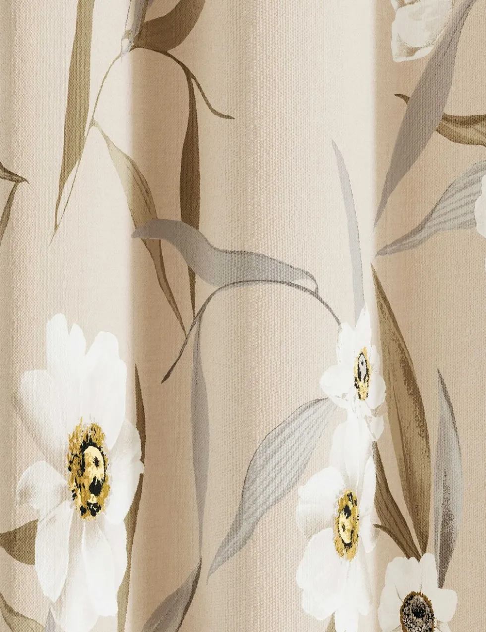 Cabana Lined Eyelet Curtains